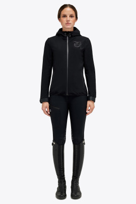 CT Academy 3-Layer Hooded Zip Softshell - Zwart - Bij Ridershouse.com