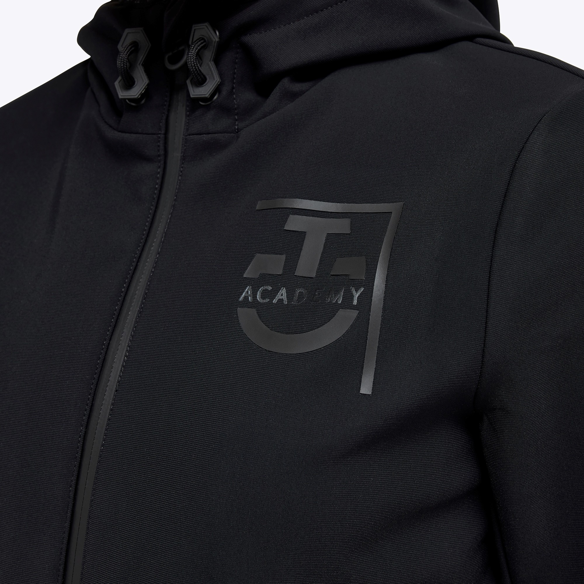 CT Academy 3-Layer Hooded Zip Softshell - Black - By Ridershouse.com CT Academy 3-Layer Hooded Zip Softshell - Black - By Ridershouse.com