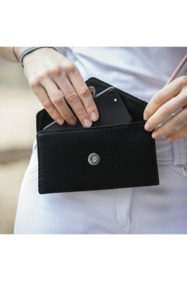 Penelope Leprevost Phone Pocket Mesh With Cord | Black Penelope Leprevost Phone Pocket Mesh With Cord | Black