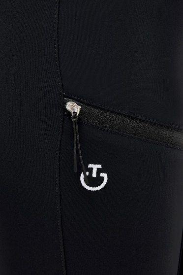 CT Academy Jersey Riding Breeches Knee Grip Blue By