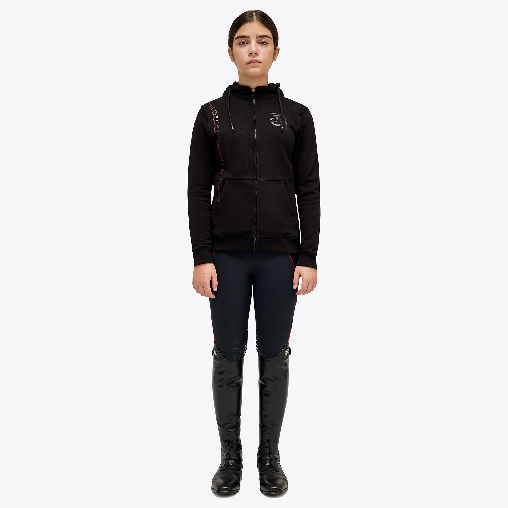 CT Academy Brushed Cotton Hooded Zip Sweatshirt - Unisex CT Academy Brushed Cotton Hooded Zip Sweatshirt - Unisex