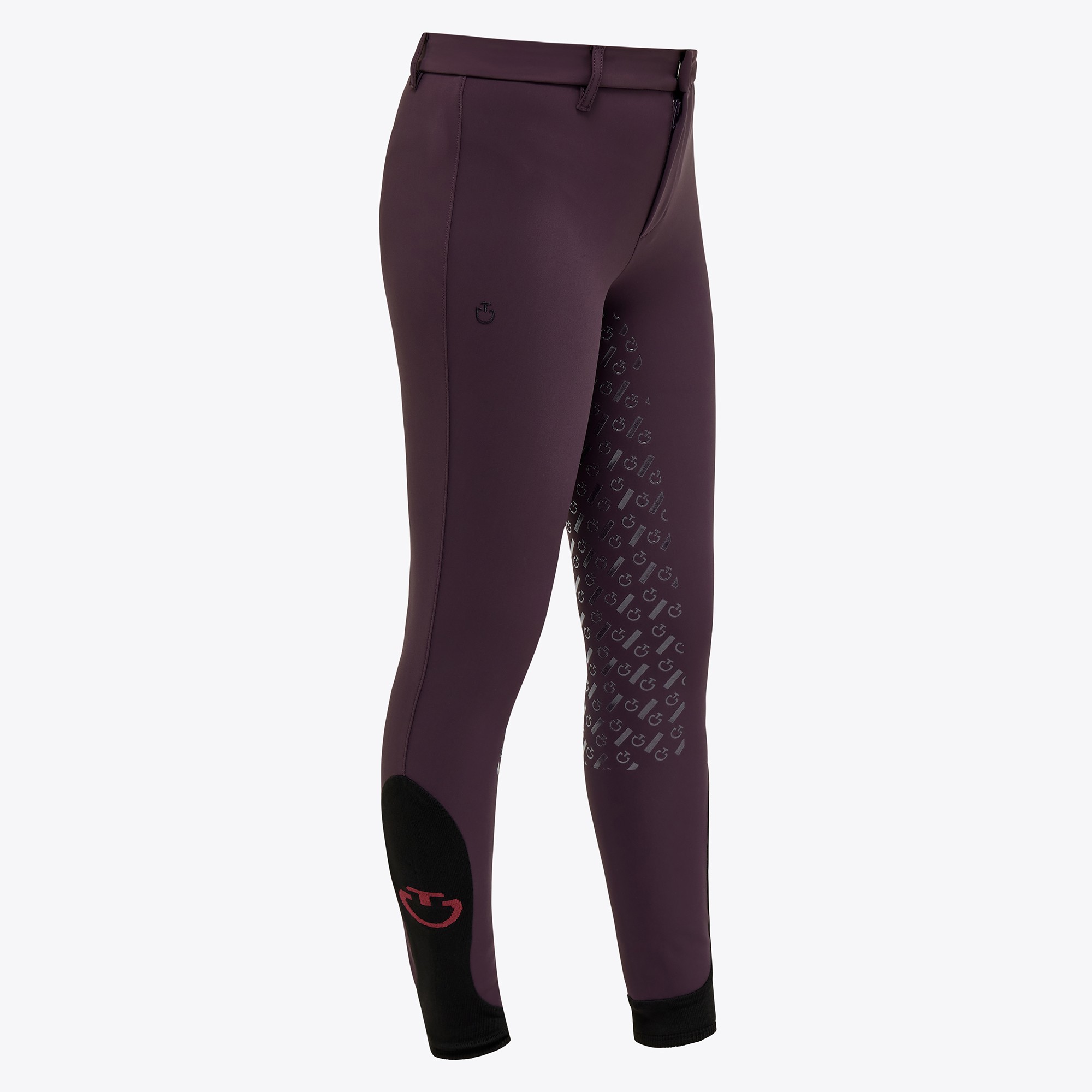 CT Kids Unisex Line System Breeches Full Grip - Wijn Rood CT Kids Unisex Line System Breeches Full Grip - Wijn Rood