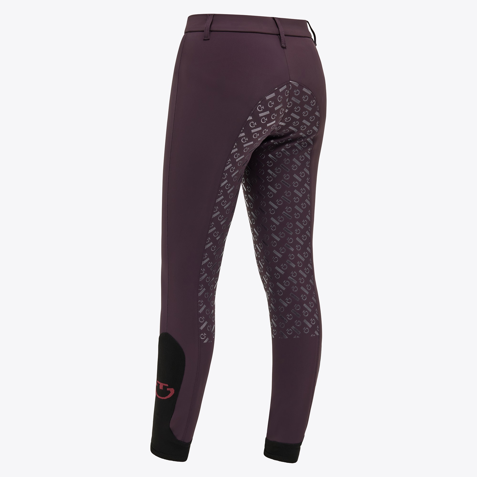 CT Kids Unisex Line System Breeches Full Grip - Kleur Wijn Rood CT Kids Unisex Line System Breeches Full Grip - Kleur Wijn Rood