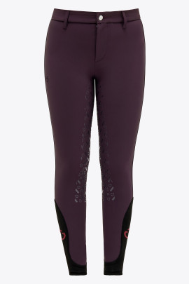 CT Kids Unisex Line System Breeches Full Grip - Kleur Wijn Rood CT Kids Unisex Line System Breeches Full Grip - Kleur Wijn Rood