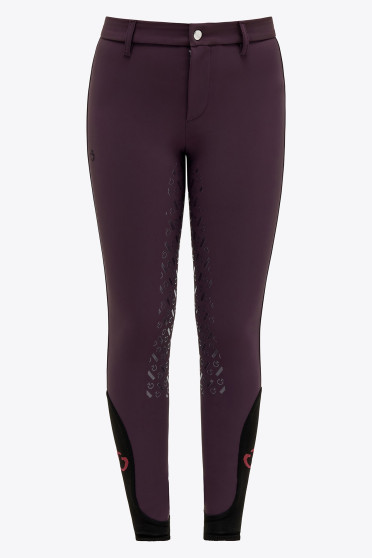 CT Kids Unisex Line System Breeches Full Grip - Kleur Wijn Rood CT Kids Unisex Line System Breeches Full Grip - Kleur Wijn Rood