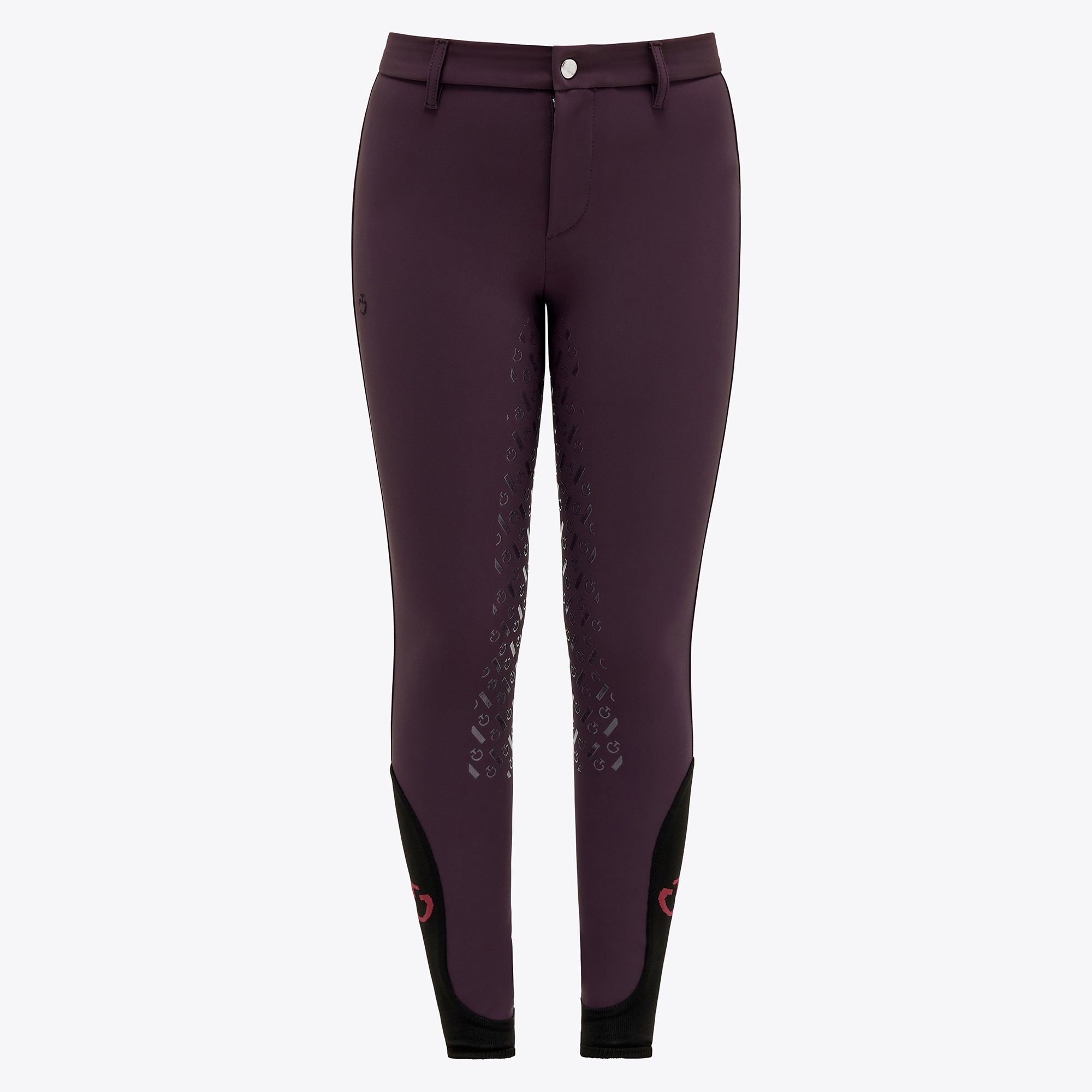 CT Kids Unisex Line System Breeches Full Grip - Kleur Wijn Rood CT Kids Unisex Line System Breeches Full Grip - Kleur Wijn Rood