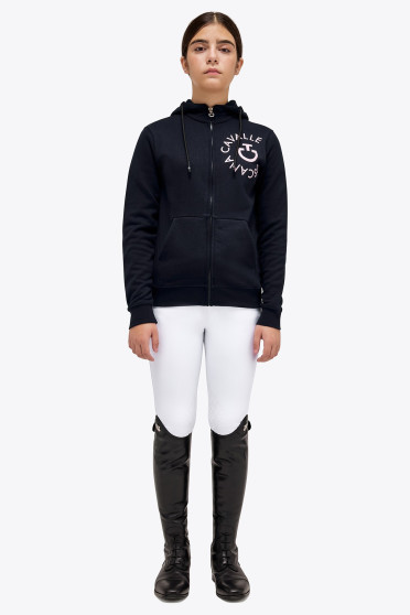 CT Orbit Brushed Cotton Hooded Zip Sweatshirt - Blauw CT Orbit Brushed Cotton Hooded Zip Sweatshirt - Blauw