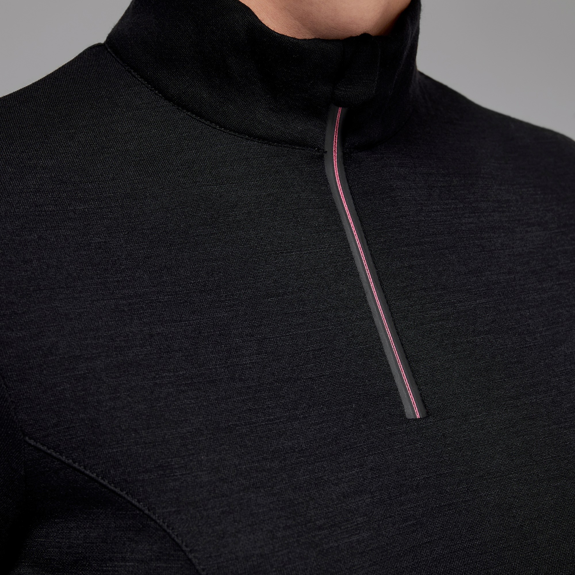 Revo Premier Tech Wool Half Zip Training Polo Zwart - Ridershouse.com Revo Premier Tech Wool Half Zip Training Polo Zwart - Ridershouse.com