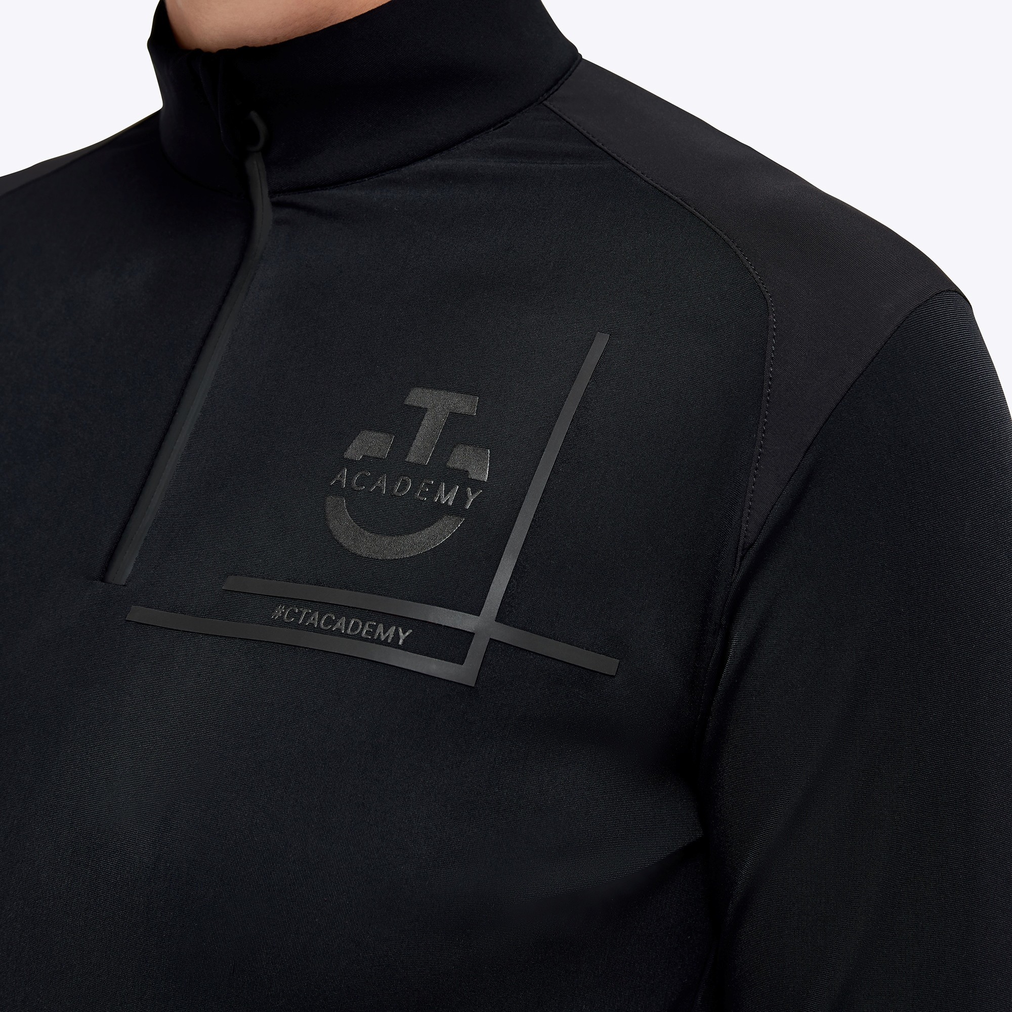 CT Academy Jersey Fleece Zip Training Polo - Blauw - Ridershouse.com CT Academy Jersey Fleece Zip Training Polo - Blauw - Ridershouse.com
