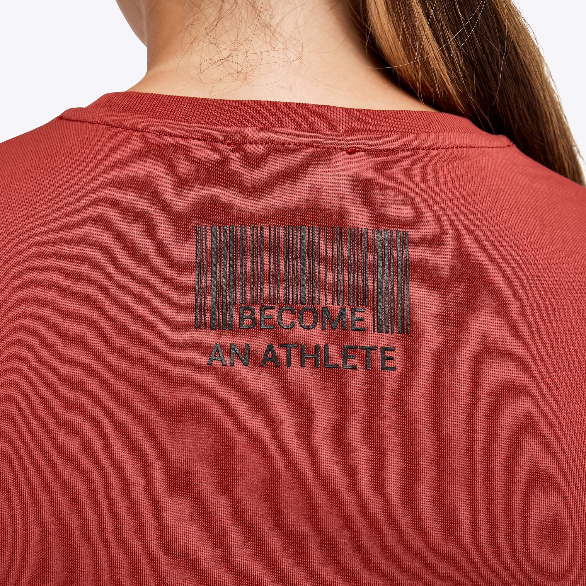 CT Academy Cotton T-shirt w/ Logo Piping - Koper - Bij Ridershouse.com CT Academy Cotton T-shirt w/ Logo Piping - Koper - Bij Ridershouse.com