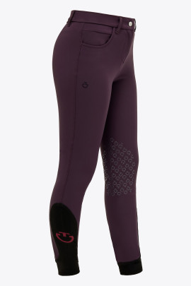 Cavalleria Toscana Girls Color Grip Breeches - Wijn Rood