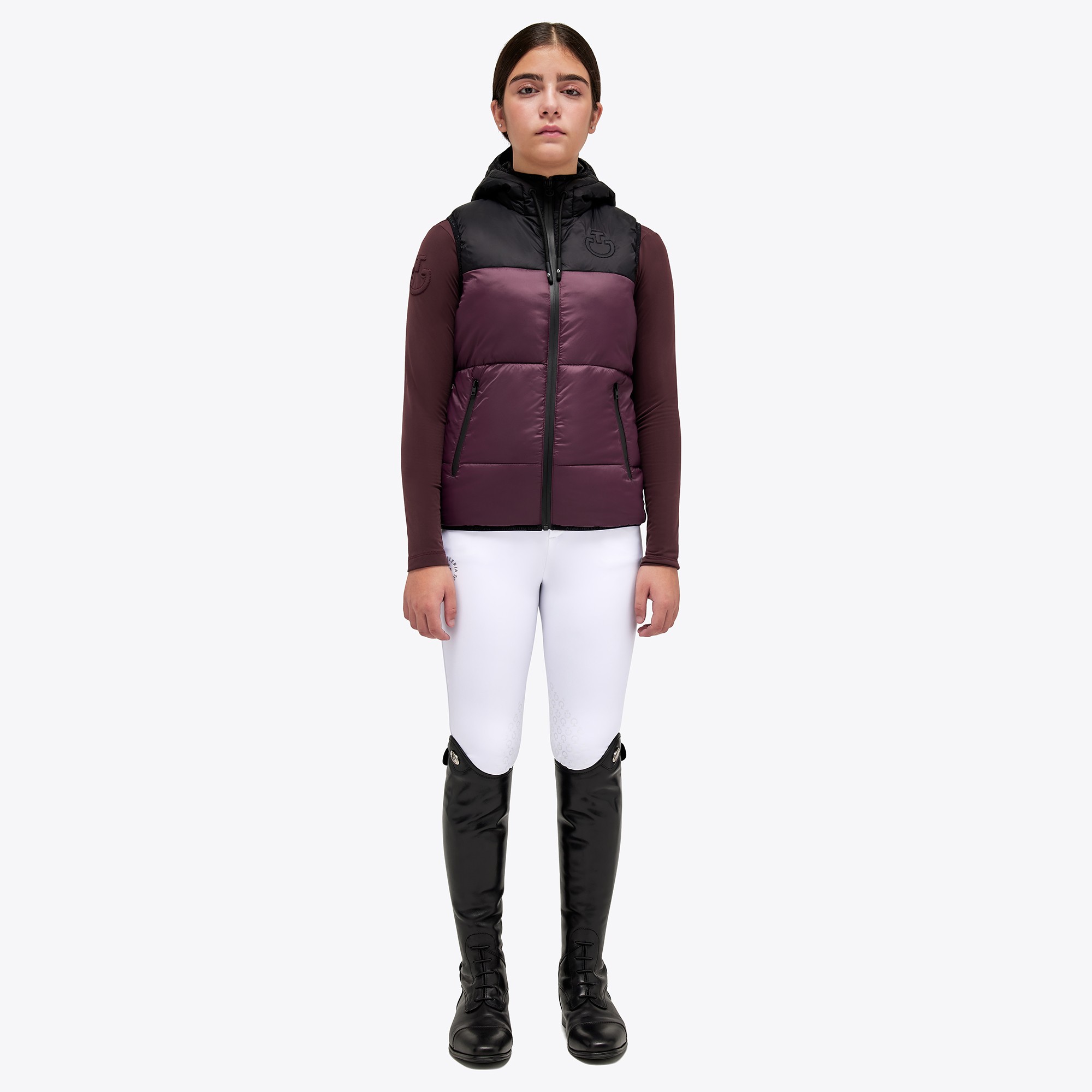 CT Unisex Nylon Hooded Puffer Vest - By Ridershouse.com CT Unisex Nylon Hooded Puffer Vest - By Ridershouse.com