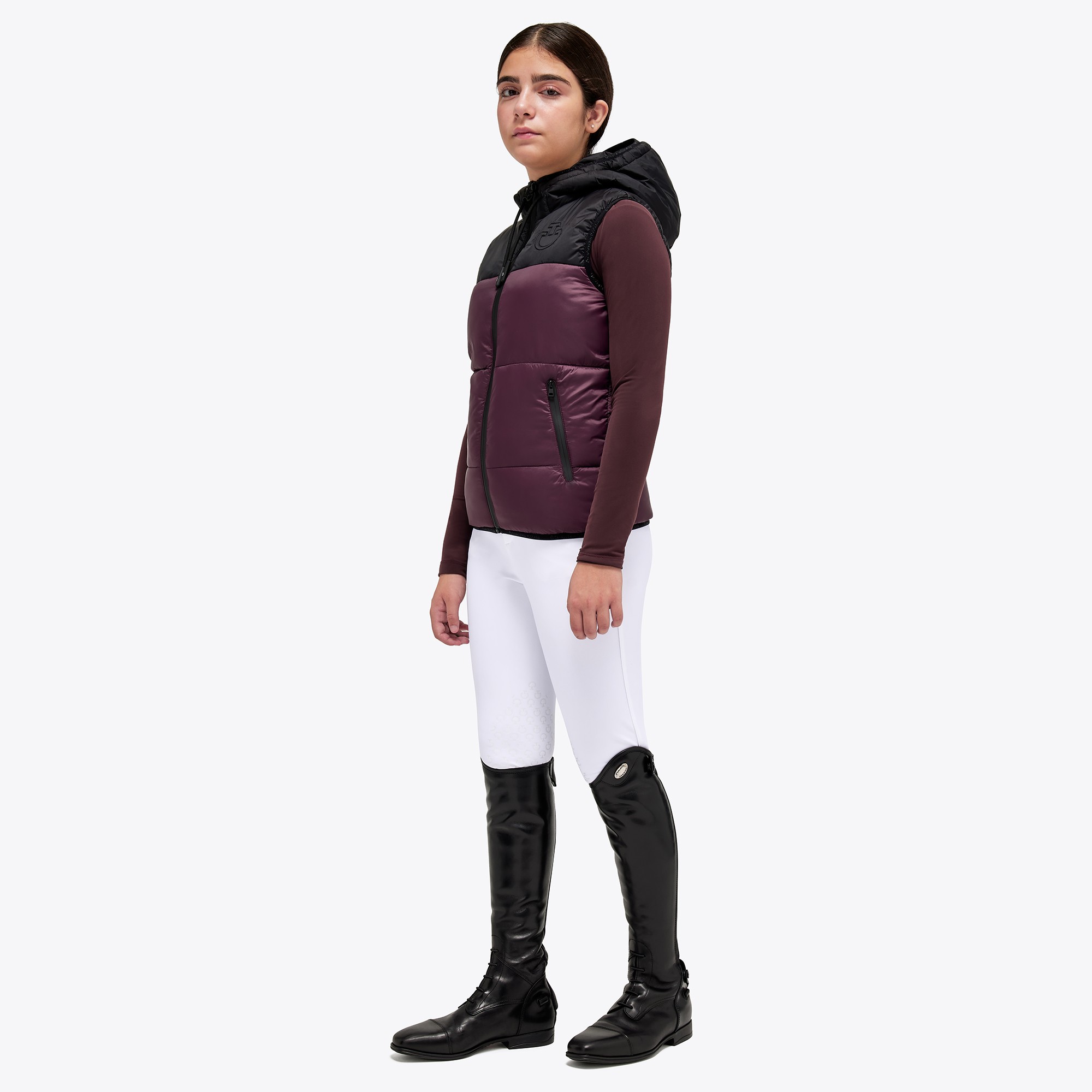 CT Unisex Nylon Hooded Puffer Vest - By Ridershouse.com CT Unisex Nylon Hooded Puffer Vest - By Ridershouse.com