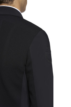 Cavalleria Toscana R-EVO Mannen Light Tech Knit Zip Wedstrijd Rijjasje - Blauw Cavalleria Toscana R-EVO Mannen Light Tech Knit Zip Wedstrijd Rijjasje - Blauw