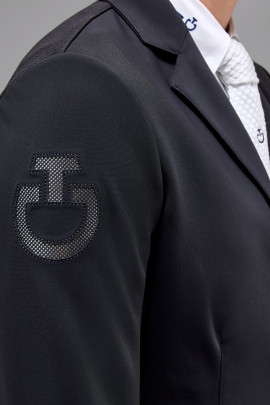 R-Evo Men's Light Tech Knit Zip Wedstrijd Rijjasje Donkerblauw, heerlijk licht in dragen R-Evo Men's Light Tech Knit Zip Wedstrijd Rijjasje Donkerblauw, heerlijk licht in dragen