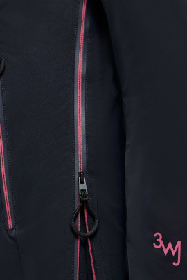Revo Premier 3 Way Jacket W/Detachable Hood Zwart Cavalleria Toscana Revo Premier 3 Way Jacket W/Detachable Hood Zwart Cavalleria Toscana