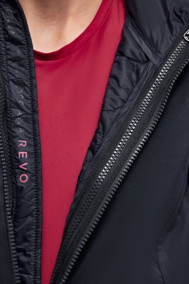 Revo Premier 3 Way Jacket W/Detachable Hood Zwart Cavalleria Toscana Revo Premier 3 Way Jacket W/Detachable Hood Zwart Cavalleria Toscana