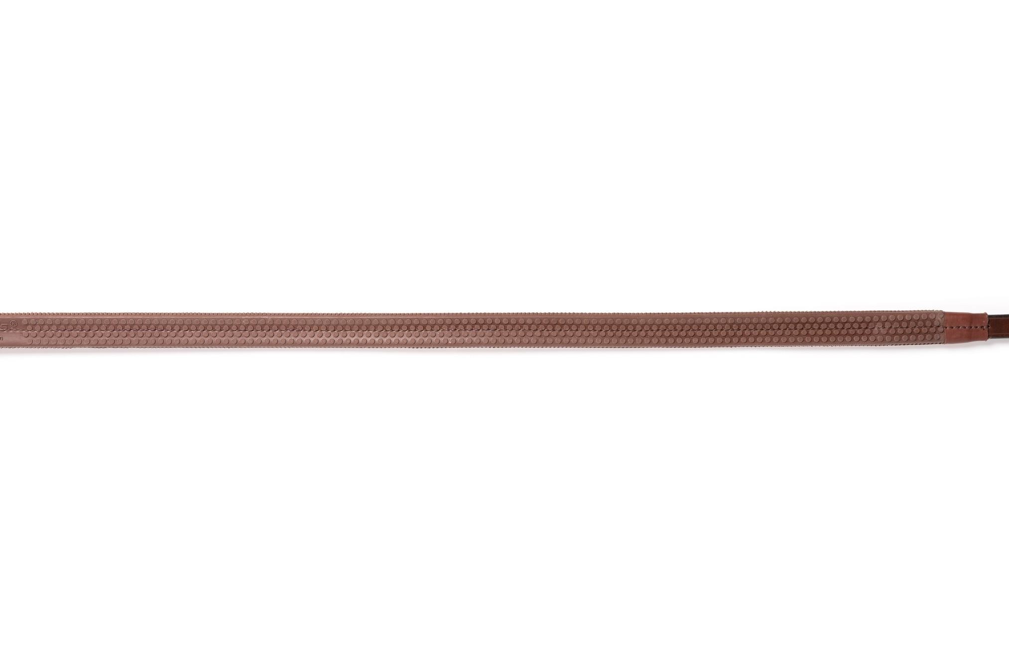 Trust Equestrian Rubber reins (5/8 inch) Fontainebleau brown/silver Trust Equestrian Rubber reins (5/8 inch) Fontainebleau brown/silver