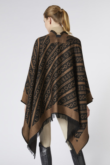 Vestrum Pedraces Cape Honing-Zwart, een must have voor uw gaderobe kast.