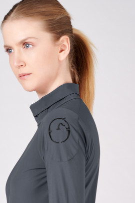Ridershouse: Vestrum Winter Chartres Training Top - in the color dark grey