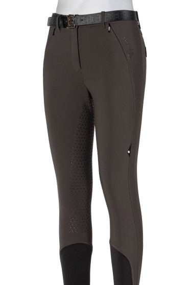 Ridershouse: Equiline Dames Rijbroek Donna Full Grip Vita Alta - Bruin Ridershouse: Equiline Dames Rijbroek Donna Full Grip Vita Alta - Bruin