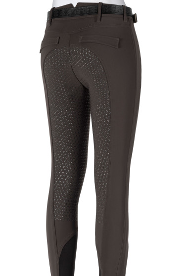Ridershouse: Equiline Dames Rijbroek Donna Full Grip Vita Alta - Bruin Ridershouse: Equiline Dames Rijbroek Donna Full Grip Vita Alta - Bruin