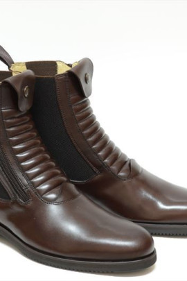 Ridershouse Secchiari Jodphur GP Elastic Hera Dark Brown, Riding Shoes