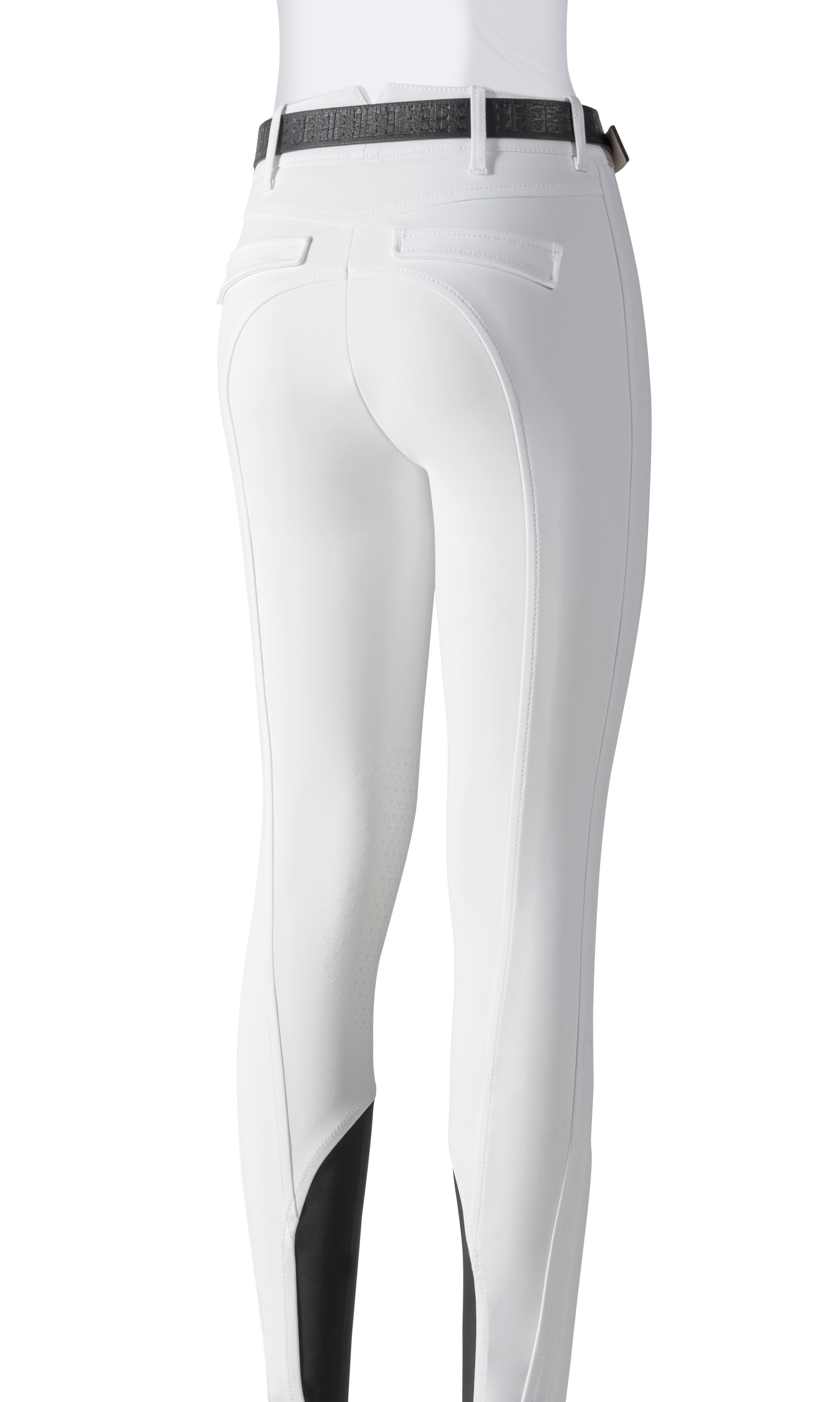 Ridershouse : Equiline Dames Rijbroek Knie grip Ettiekh - kleur: wit Ridershouse : Equiline Dames Rijbroek Knie grip Ettiekh - kleur: wit