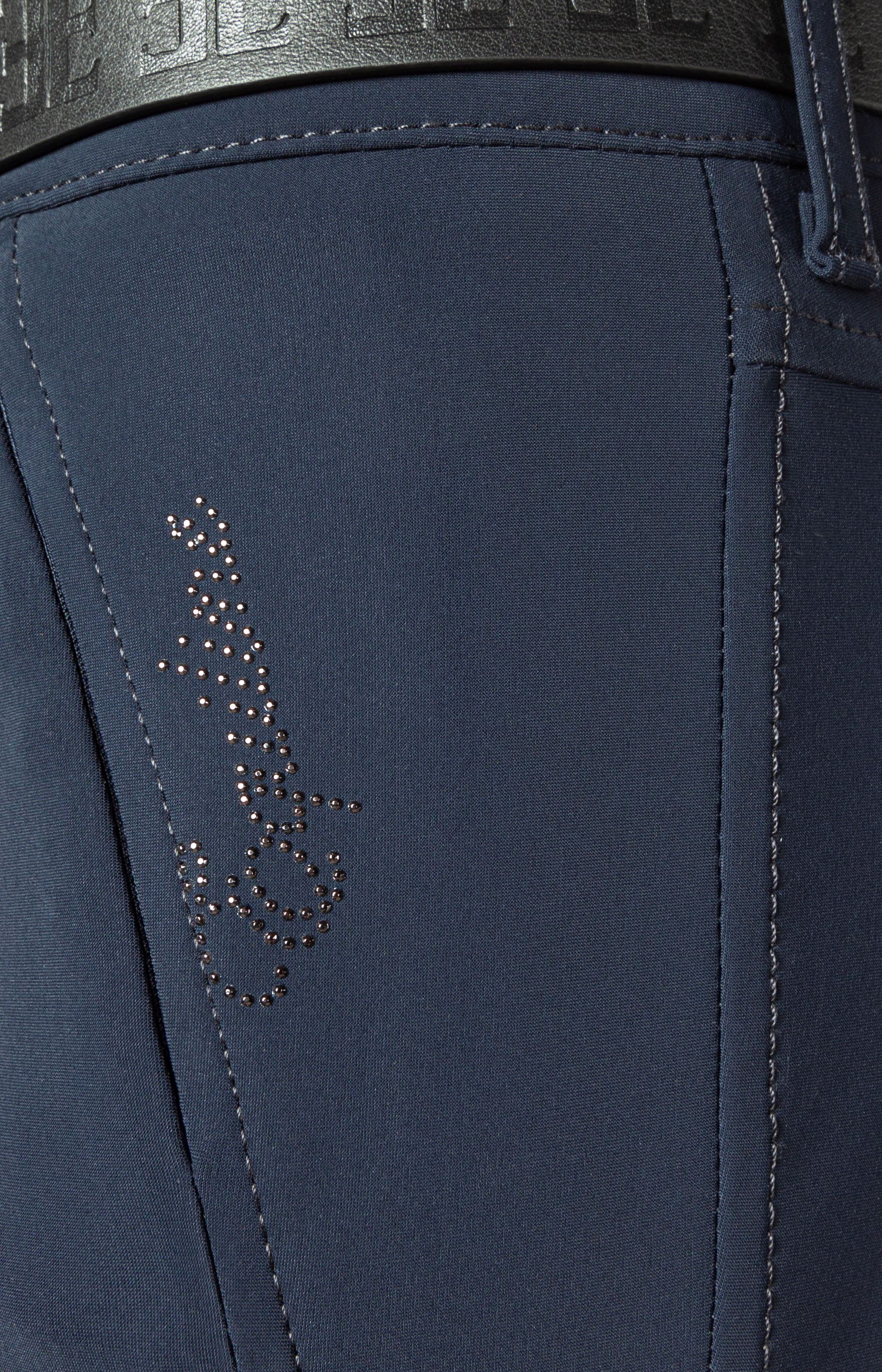 Ridershouse : Equiline Dames Rijbroek Knie grip Ettiekh - kleur: marineblauw Ridershouse : Equiline Dames Rijbroek Knie grip Ettiekh - kleur: marineblauw