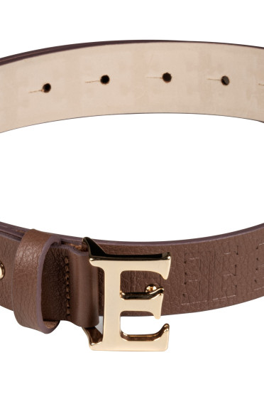 Ridershouse: Equiline Leather Belt Eferne - sizes: 80cm and 90cm with gold