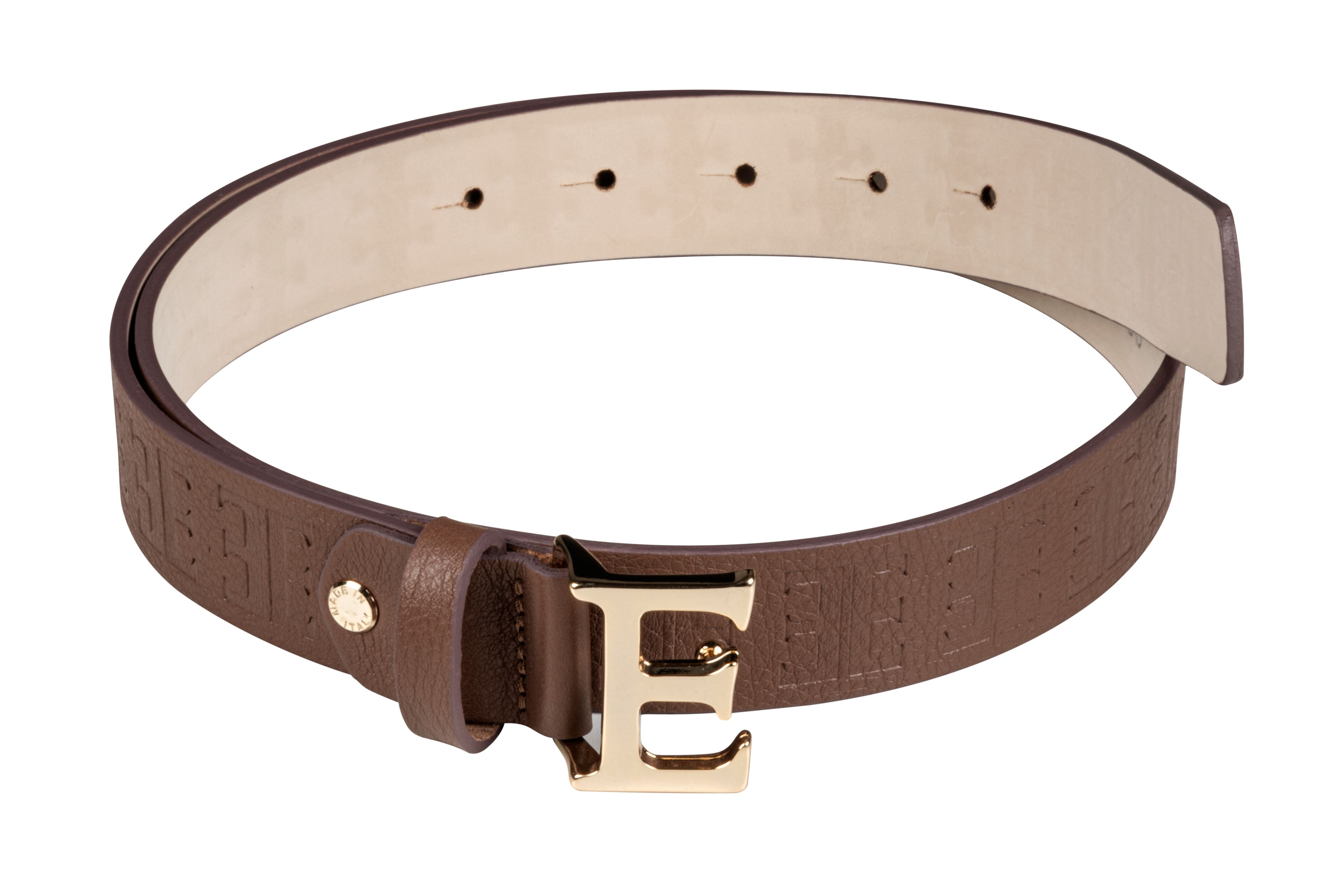 Ridershouse: Equiline Leather Belt Eferne - sizes: 80cm and 90cm with gold