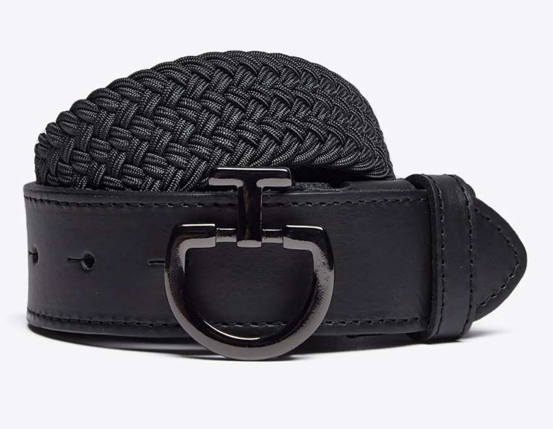 Ridershouse: Men's Elastic Belt CT Clasp - Zwart Ridershouse: Men's Elastic Belt CT Clasp - Zwart