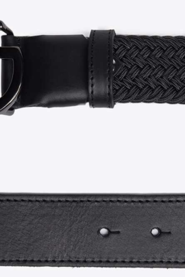 Ridershouse: Men's Elastic Belt CT Clasp - Zwart Ridershouse: Men's Elastic Belt CT Clasp - Zwart
