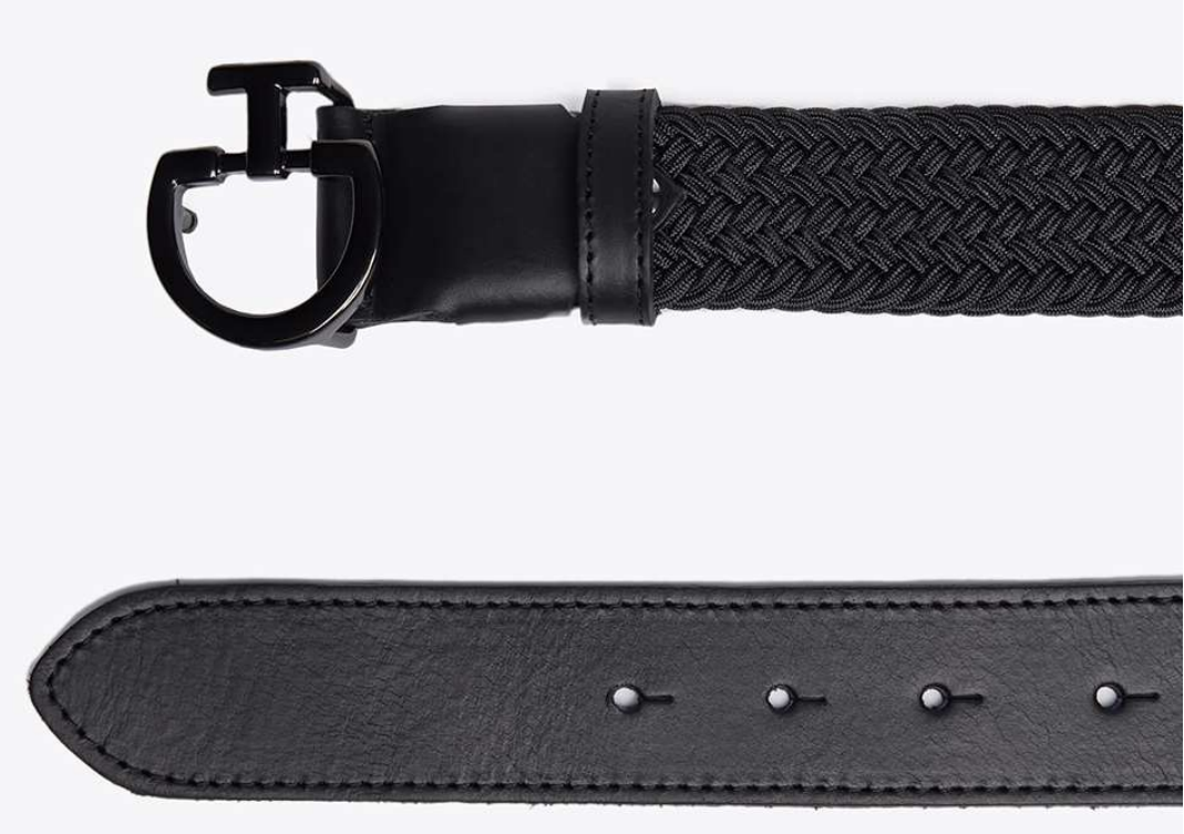 Ridershouse: Men's Elastic Belt CT Clasp - Zwart Ridershouse: Men's Elastic Belt CT Clasp - Zwart