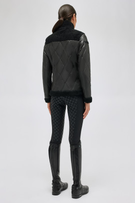 Cavalleria Toscana Nylon/Fleece Full Zip Jacket - Zwart By Ridershouse.com Cavalleria Toscana Nylon/Fleece Full Zip Jacket - Zwart By Ridershouse.com