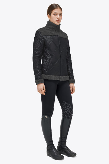 Cavalleria Toscana Nylon/Fleece Full Zip Jacket - Zwart By Ridershouse.com Cavalleria Toscana Nylon/Fleece Full Zip Jacket - Zwart By Ridershouse.com