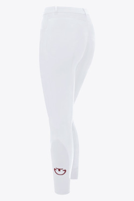 Ridershouse: Cavalleria Toscana Breeches Mini Orbit Flock White Kneegrip Ridershouse: Cavalleria Toscana Breeches Mini Orbit Flock White Kneegrip