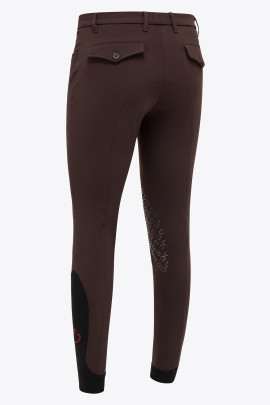 Ridershouse: Knee Grip System Men Breeches White Cavalleria Toscana bruin Ridershouse: Knee Grip System Men Breeches White Cavalleria Toscana bruin