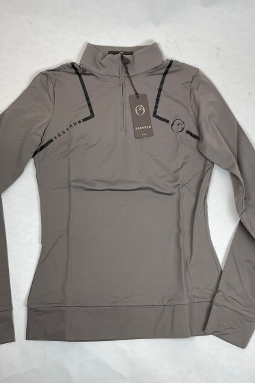 Ridershouse: Vestrum Vollon Training Top long sleeve - kleur hazelnootbruin Ridershouse: Vestrum Vollon Training Top long sleeve - kleur hazelnootbruin