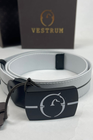 Ridershouse: Vestrum Denno Riem Wit/Zwart