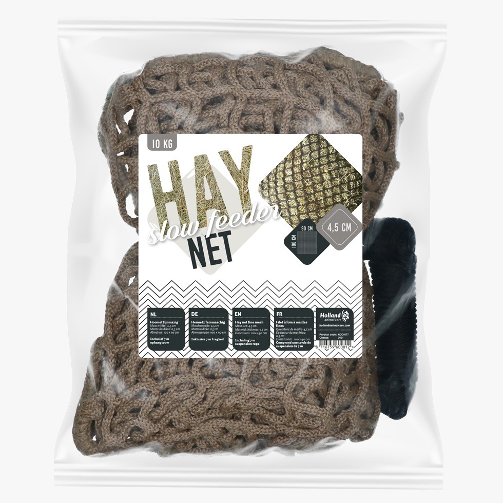 Hay Slowfeeder Net 10 KG Maaswijdte 45MM, Perfect voor in de Paddock. Hay Slowfeeder Net 10 KG Maaswijdte 45MM, Perfect voor in de Paddock.