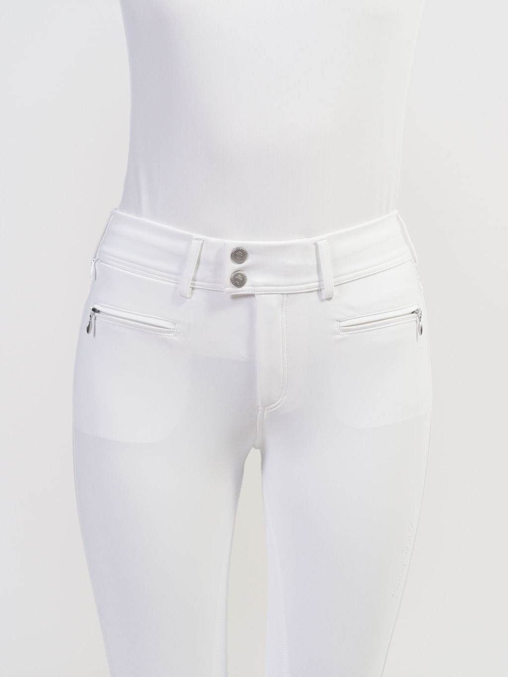 Ridershouse; Samshield Riding Breeches Chloe Script Knee Grip - White Ridershouse; Samshield Riding Breeches Chloe Script Knee Grip - White