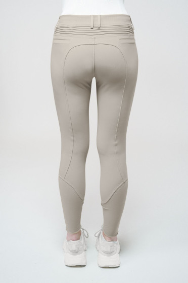 Ridershouse; Samshield Rijbroek Chloe Script Knee Grip - beige kleur Ridershouse; Samshield Rijbroek Chloe Script Knee Grip - beige kleur