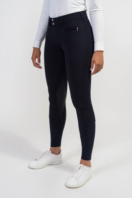 Ridershouse; SSamshield Rijbroek Chloe Script winter knee Grip - navy