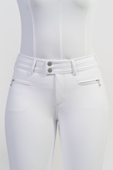 Ridershouse; Samshield Riding Breeches Chloe Script winter knee Grip - white Ridershouse; Samshield Riding Breeches Chloe Script winter knee Grip - white