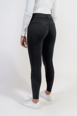 Ridershouse; SSamshield Rijbroek Chloe Script winter knee Grip - zwart
