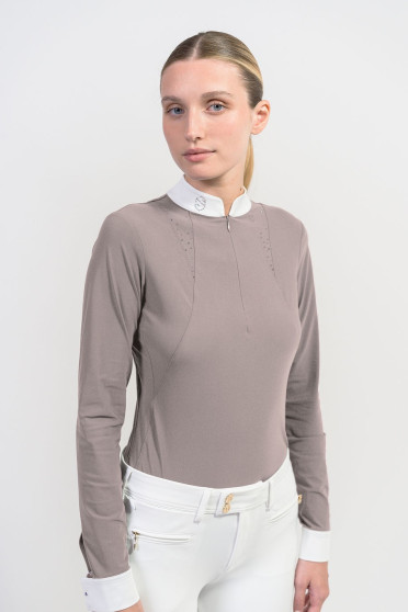 Ridershouse: Samshield Competition Shirt Cassandra Crystal Long Sleeves - vintage rose Ridershouse: Samshield Competition Shirt Cassandra Crystal Long Sleeves - vintage rose