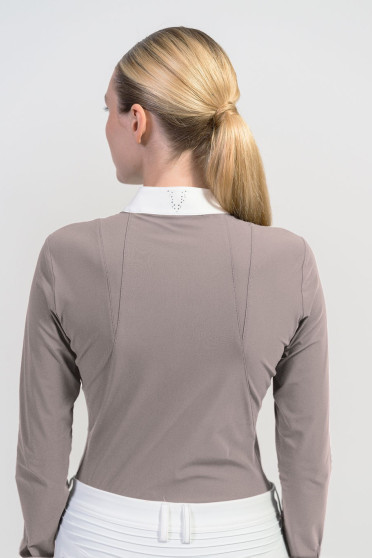 Ridershouse: Samshield Wedstrijdshirt Cassandra Crystal Lange Mouwen - vintage rose Ridershouse: Samshield Wedstrijdshirt Cassandra Crystal Lange Mouwen - vintage rose