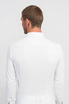 Ridershouse: Samshield Competition Shirt Arthur long Sleeves - White Ridershouse: Samshield Competition Shirt Arthur long Sleeves - White