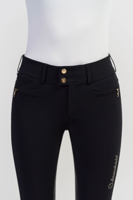 Ridershouse: Samshield Rijbroek Clara Knee Grip - black champagne